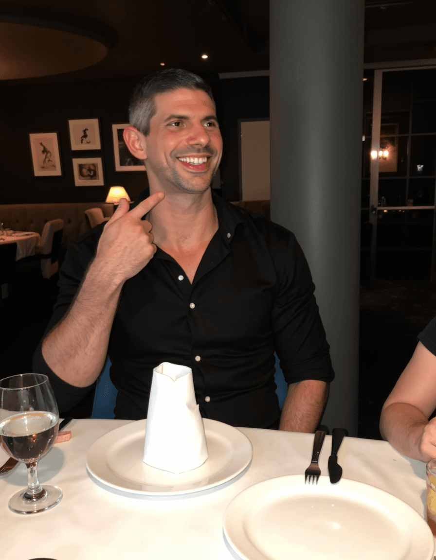 Adam Bair, personal life with friends in Miami