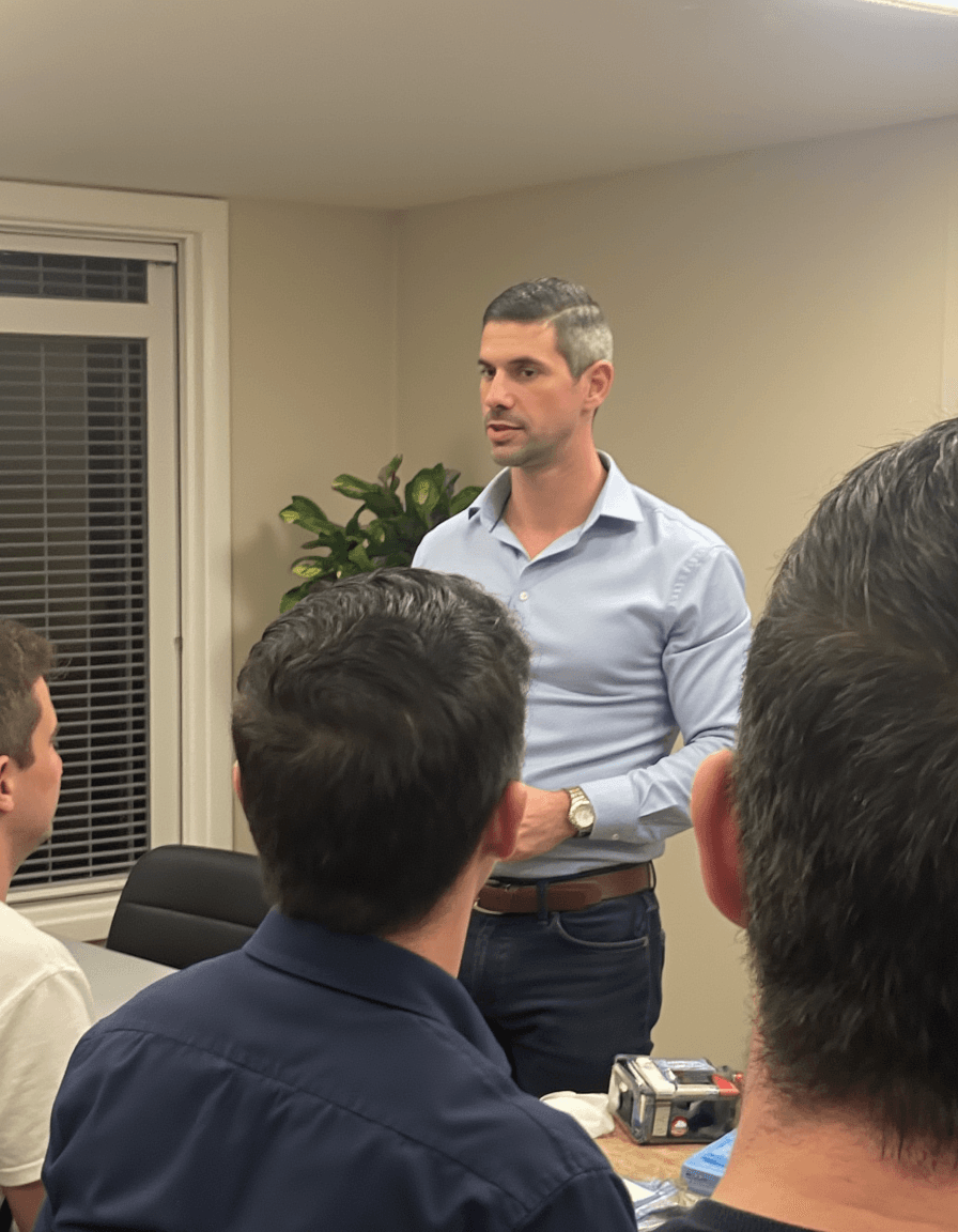 Adam Bair, founder, business workshop